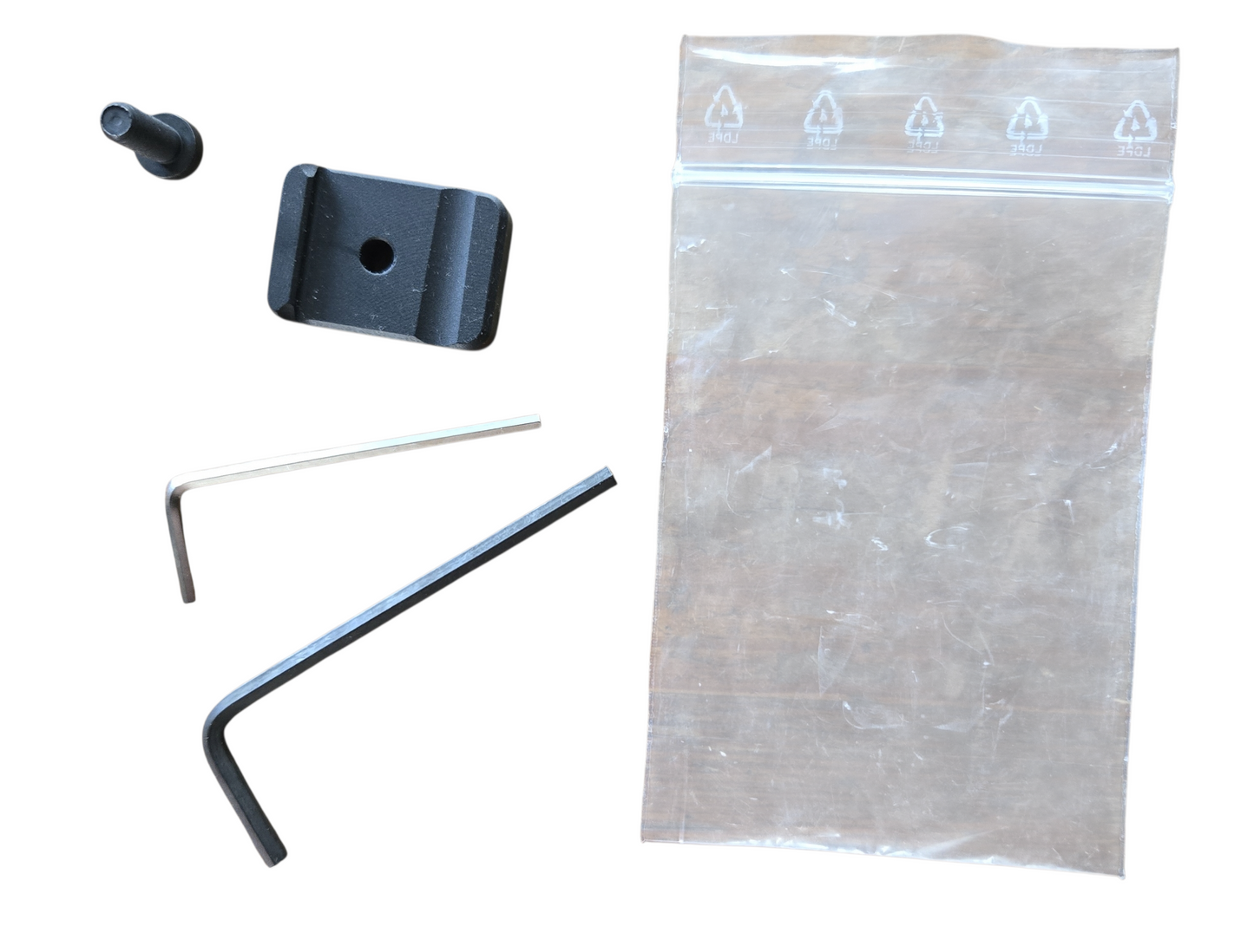 Bípode BMT, negro, corto