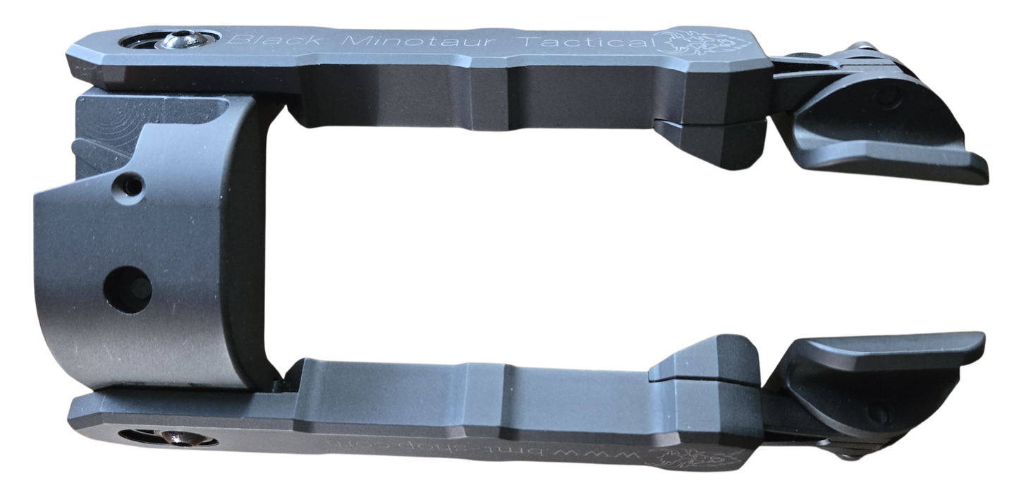 Bípode BMT, negro, corto