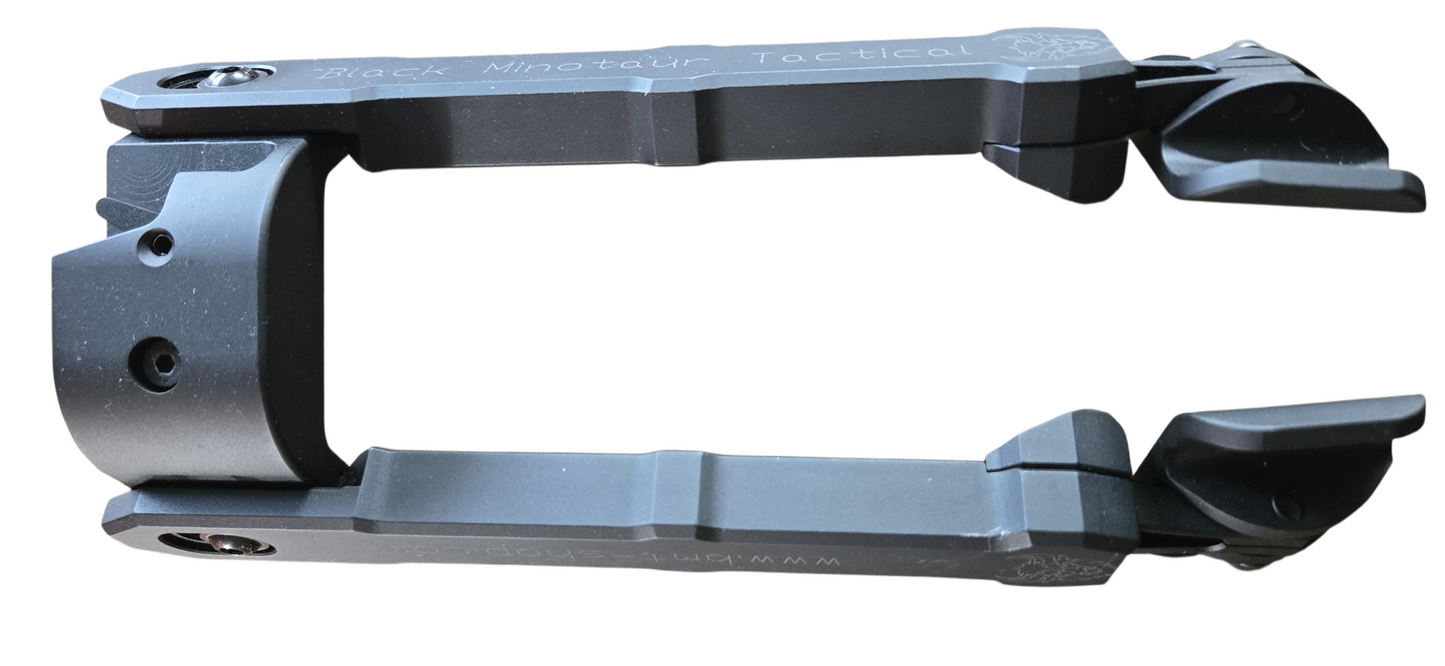 Bípode BMT, negro, largo